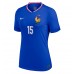 Maillot de foot France Marcus Thuram #15 Domicile vêtements Femmes Europe 2024 Manches Courtes